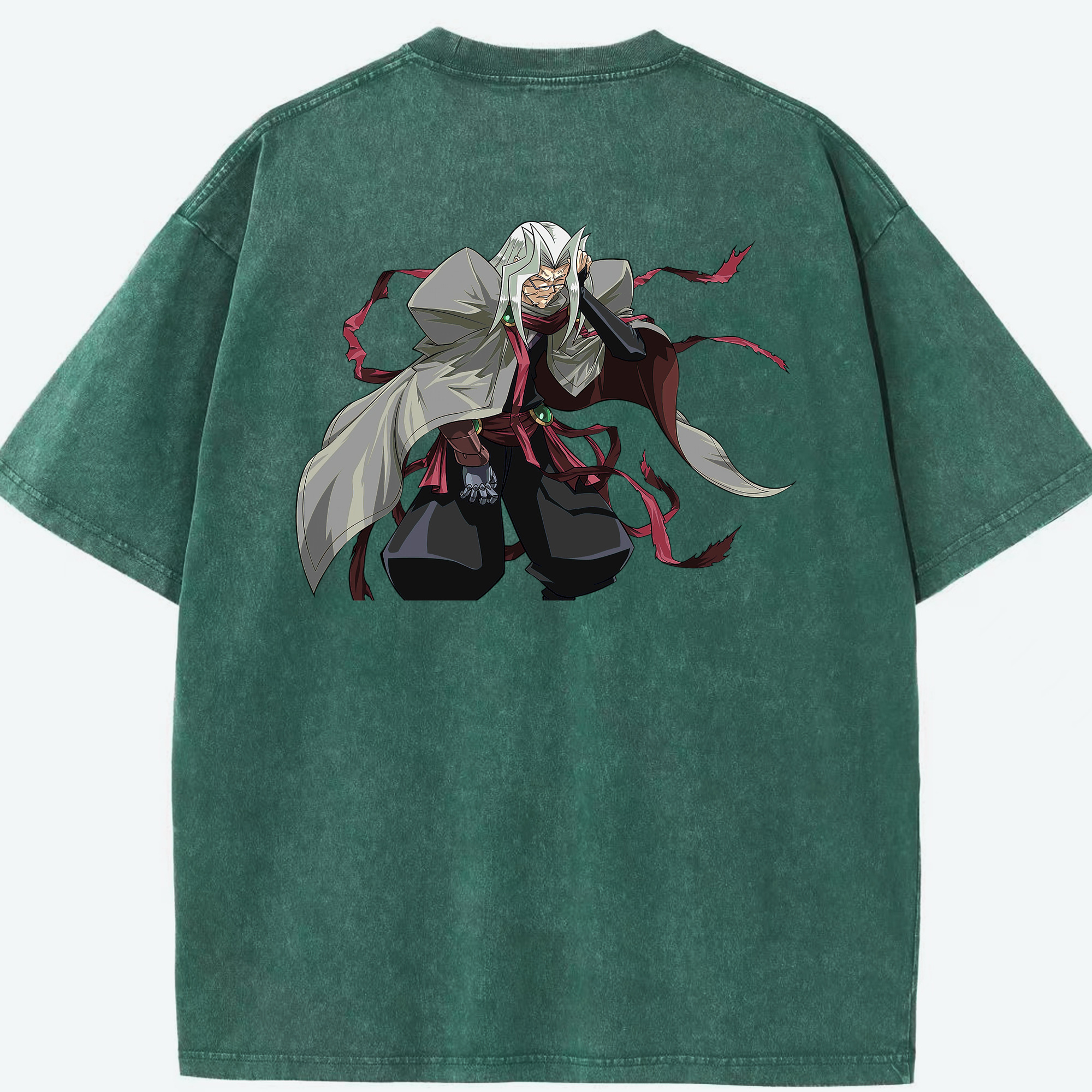 （画像用） 遊☆戯☆王 Yu-Gi-Oh! 綿100% ヴィンテージ風 半袖Tシャツ（背面プリント）